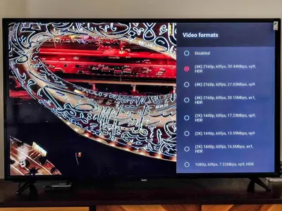 a television screen with a picture on it with a website at Elegant Fresh 1BR with Heated Pool, just steps from Mall, Restaurants & Fitness center in Dubai