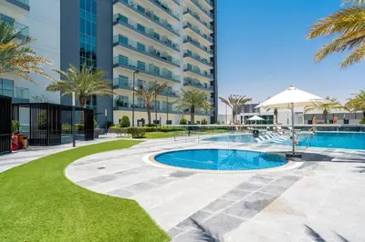 an image of a swimming pool with a building at Best Place 2B Dubai in Dubai
