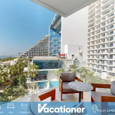 Five Palm - Stunning One Bedroom with Sea View