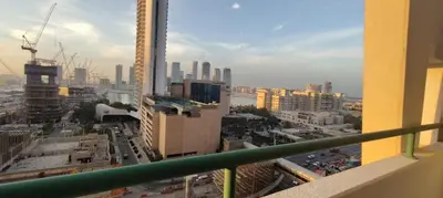 a view of a city from a balcony at Marina Crown 1 BR Modern Apartment Full Sea View in Dubai