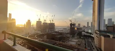 a view of a city from a building at Marina Crown 1 BR Modern Apartment Full Sea View in Dubai