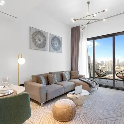 Opulent Lifestyle with Burj Khalifa and Canal View