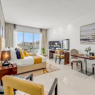 Waves - Stylish Studio with Balcony in Dubai South