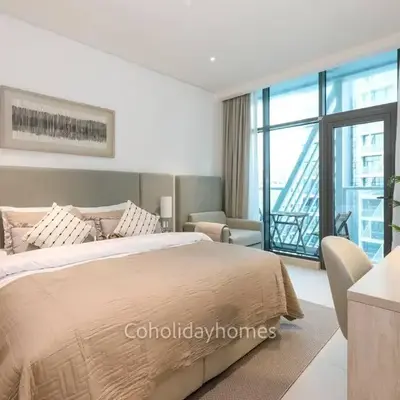 1 BR Rooftop Infinity Pool & Padel court