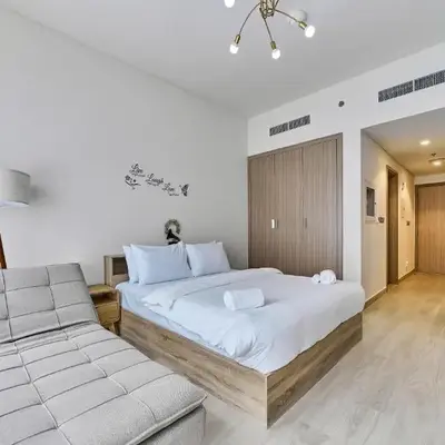 Chic Studio in Azizi Riviera with Modern Amenities