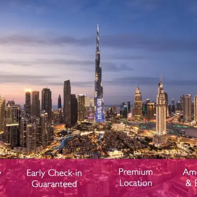 2 Bedrooms with Iconic Burj Khalifa Views Stay