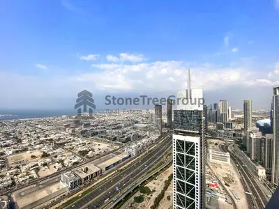a view of the city from the top at Stonetree - Spacious 2BR in Paramount in Dubai