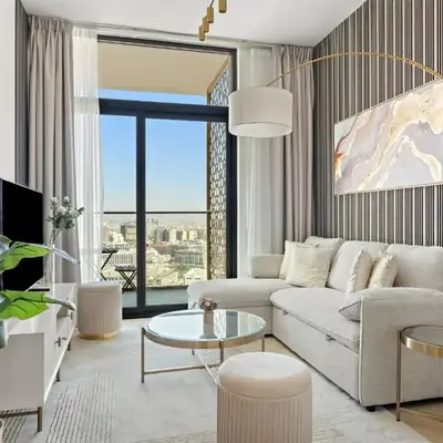 Modern and High Floor 1BR at Binghatti Emerald