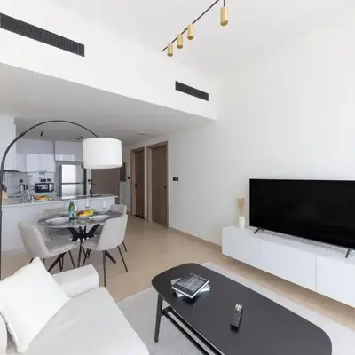 Bright 1BR with balcony in Binghatti Corner