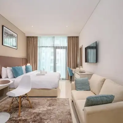Charming Studio in Seven Palm with Balcony Rooftop Floor