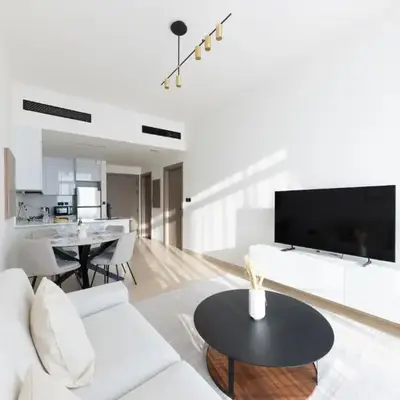 Cozy 1BR with balcony in Binghatti Emerald