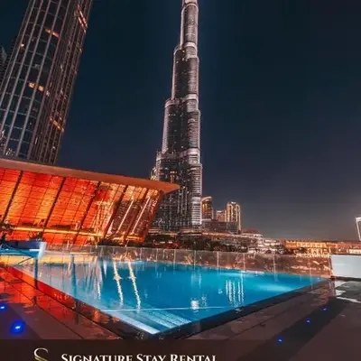 Luxury 1-Bedroom Holiday Apartment in Downtown Dubai I Walk to Dubai Mall and Fountains