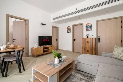 Gallery image of Modern 1 Bedroom Oasis in the Heart of JVC in Dubai