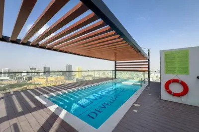 Gallery image of Modern 1 Bedroom Oasis in the Heart of JVC in Dubai