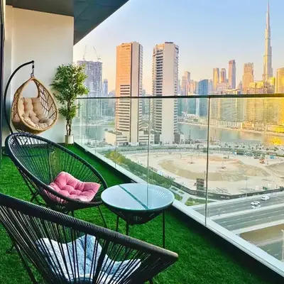 Luxury Burj Khalifa & Canal View Apartment