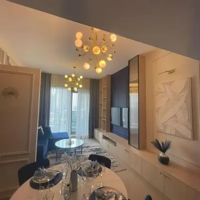 Elegant 1BR at Sparkle T1 With Marina View Near Beach
