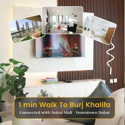 Lux 2 Bed in Downtown Dubai w Dubai Mall Access
