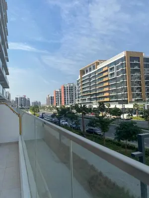 a view of a city from a balcony of a building at furnished one bedroom huge terrace in Dubai