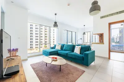 Gallery image of Seaview Elegance! 1-Bedroom Retreat in Marina Promenade in Dubai