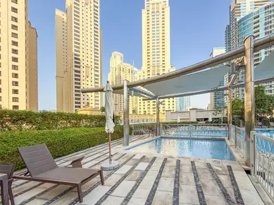 Gallery image of Seaview Elegance! 1-Bedroom Retreat in Marina Promenade in Dubai