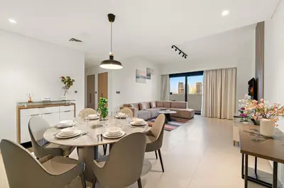 Gallery image of Luxe 4BR with Burj View l Pool & Gym in Dubai