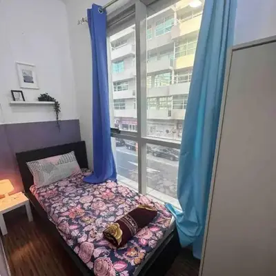 Partition Room with window Near Mashreq Metro