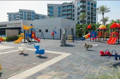 a playground with many different types of play equipment at 012 - Dubai South in Dubai