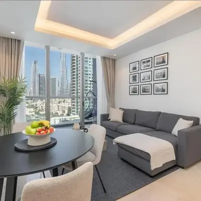 Luxury Apt with Full Burj Khalifa Skyline Views