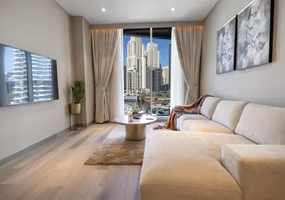 Gallery image of Luxury Full Marina View 1 Bedroom Hall & Infinity Pool on Marina Walk in Dubai