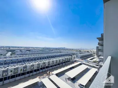 an aerial view of a large building at Stylish Studio Getaway in Dubai's MAG 920 in Dubai