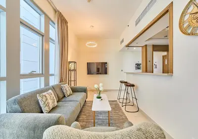 Gallery image of Golden Homes CLAREN TOWER Luxe living 1BR Plus Study Room Near Dubai mall Downtown Dubai in Dubai