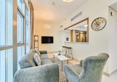 Gallery image of Golden Homes CLAREN TOWER Luxe living 1BR Plus Study Room Near Dubai mall Downtown Dubai in Dubai