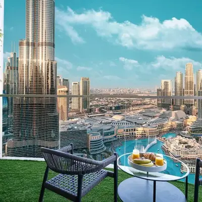 Stay in the #1 Burj & Fountain View 4BR Apartment