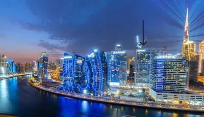 Gallery image of beautiful canal view 1-bedroom apartment in the heart of business bay in Dubai