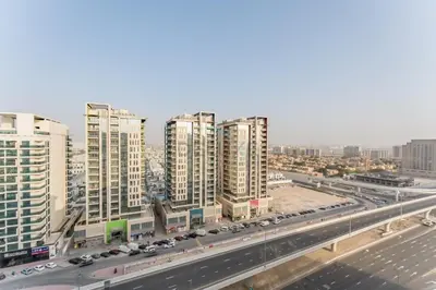 Gallery image of Community View Studio with Exclusive Private Balcony, Azizi Star, Jebel Ali by Deluxe Holiday Homes in Dubai