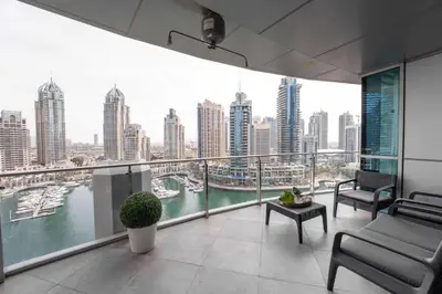 Gallery image of Stunning 3-Bedroom Marina View Apartment in Dubai