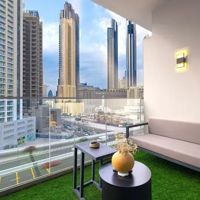 Chic Studio 5 Min Walk to Dubai Mall & Burj