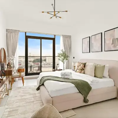 Chic Dubai Studio with Balcony