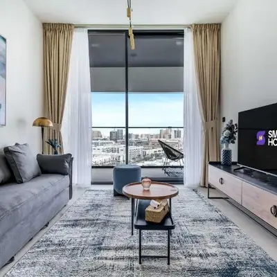 Lovely 1BR flat wBalcony Gym & Pool in JVC