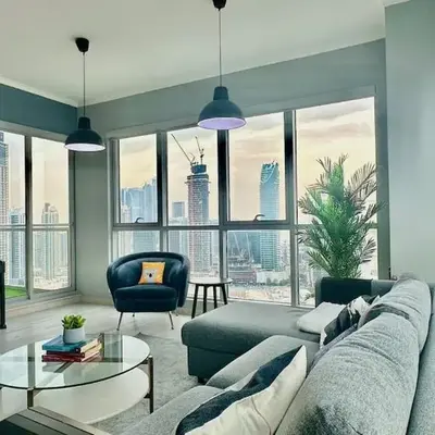Dubai I Burj Residence Retreat I Piano & Workstation