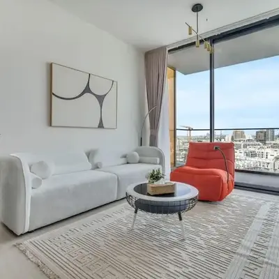 Exceptional 1BR flat wBalcony Gym & Pool in JVC