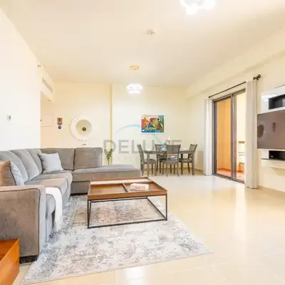 Sea-Facing 1BR with Ain Dubai View Close to Marina Beach