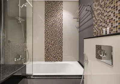 a bathroom with a shower and a bath tub at Nice 2 Bedroom Apartment! 5 Minute walk to Dubai Mall! Burj Khalifa View! in Dubai