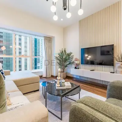 Upgraded 2BR with Partial Sea and City Views Near the Beach