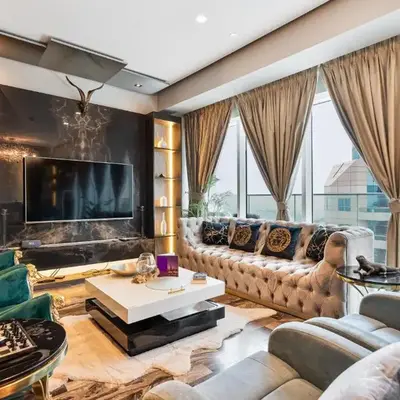 Highend 2BR Palm Sea View with Pool and Nightlife Marina