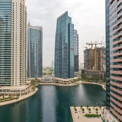 Full Lake View - 1BR Apartment in Goldcrest Views