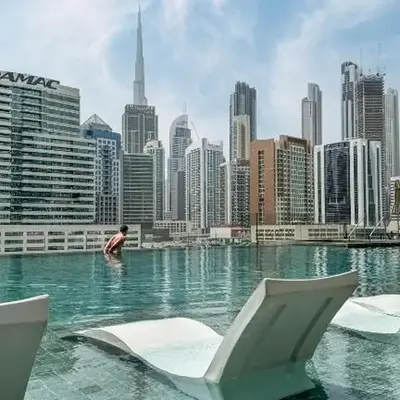 Luxury 2BR Burj Khalifa and Canal View Pool Jacuzzi