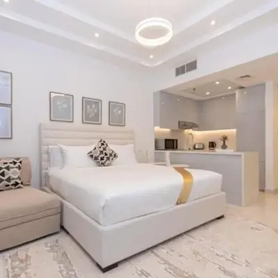Stylish Studio 5 min Walk to Mall & Burj Khalifa