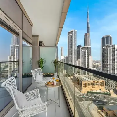 Stunning Burj View - High Infinity Pool - Cozy 2BR