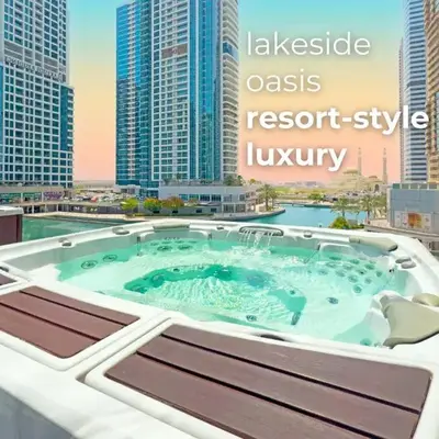 SettlerHomes - Elegant JLT Lakefront Near Metro